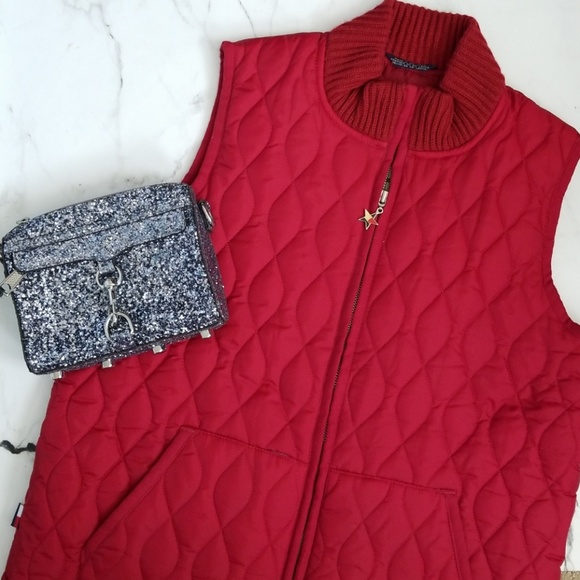 Tommy Hilfiger Jackets & Blazers - Tommy Jeans Red Quilted Vest